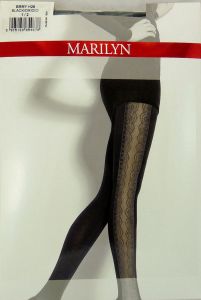 Marilyn Emmy H28 R1/2 rajstopy wzór black